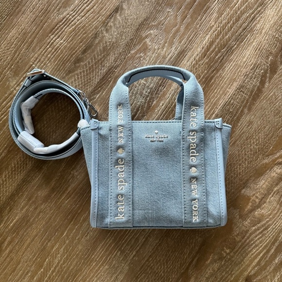 kate spade Handbags - Kate Spade Mini Denim Bag